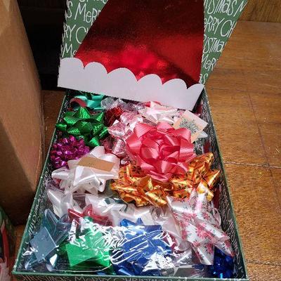C240: Huge Lot of Christmas Wrap, Boxes, Bags and Tags!