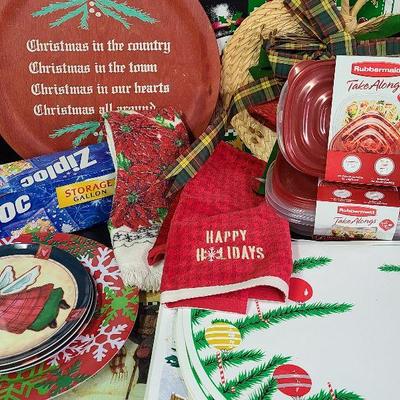 C243: Holiday Rubbermaid, Decorative Ziplocks, Dishtowels and More