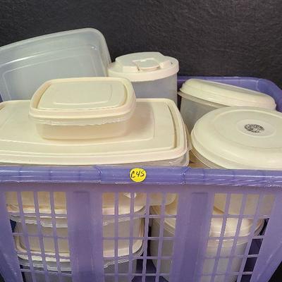 C245: Rubbermaid Storage Containers.