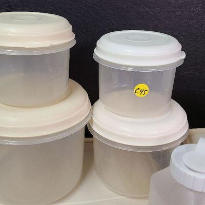 C245: Rubbermaid Storage Containers.