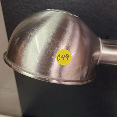 C49: Silver Goose-neck Desk lamp