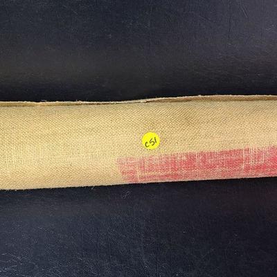 C51: Flat Burlap Wall Christmas Tree