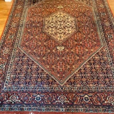 417: Oriental Hand Knotted Wool Rug 