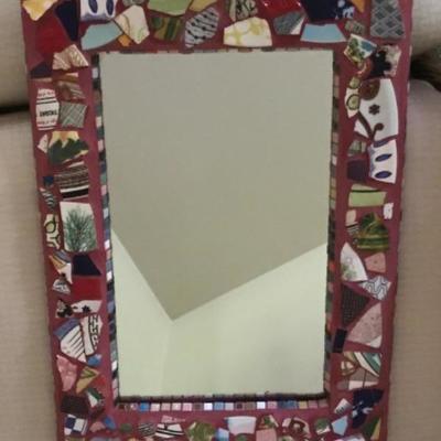 Lot #206 Mosaic Mirror
