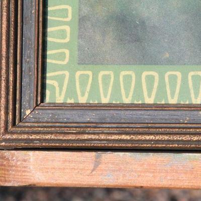 Lot 2-208: Antique/Vintage Sheep Dog Fine Art Framed Print {24" x 19.5}