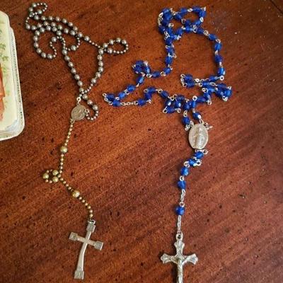 2-222: Antique Religious (Catholic) Items (Lord's Supper Lot)