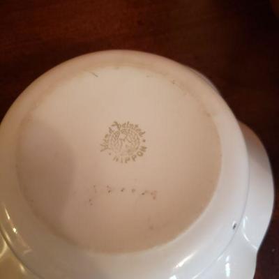 2-224: Antique Bowl and Pitcher 