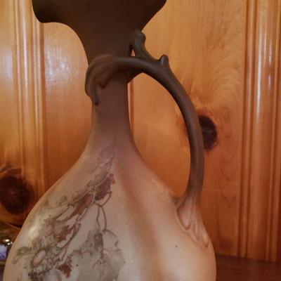 2-224: Antique Bowl and Pitcher 