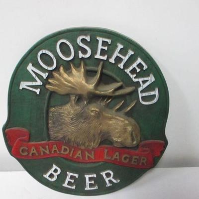 Lot 188 - Moosehead Canadian Larger Beer Plastic Sign