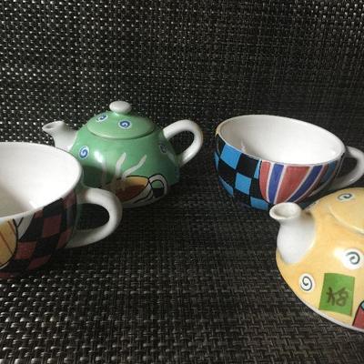 K8ab: Tea pot and mug (2 sets)