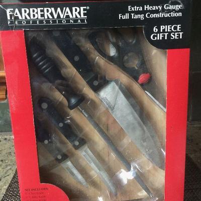 K10: Farberware 6 pc kitchen knife set