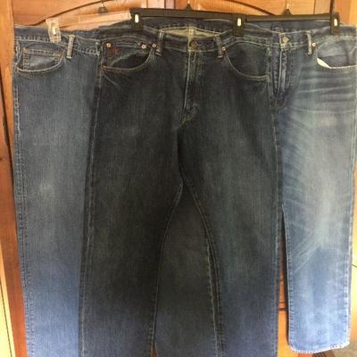 M 34: Polo Jeans , dark 36" x 32"  (3)