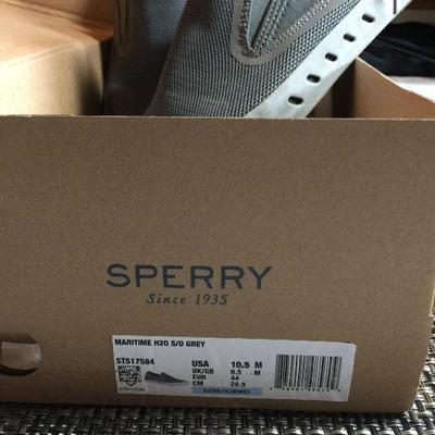 S61a S 61b: Sperry Topsiders, Grey 10.5