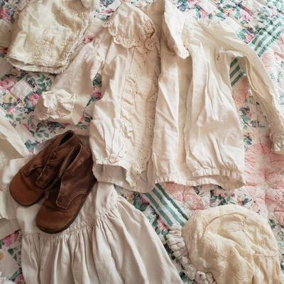 2-253: Antique Baby Clothes and Shoes 