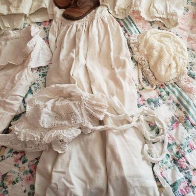 2-253: Antique Baby Clothes and Shoes 