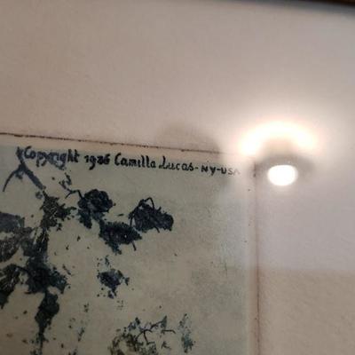 2-256: Antique Signed Print