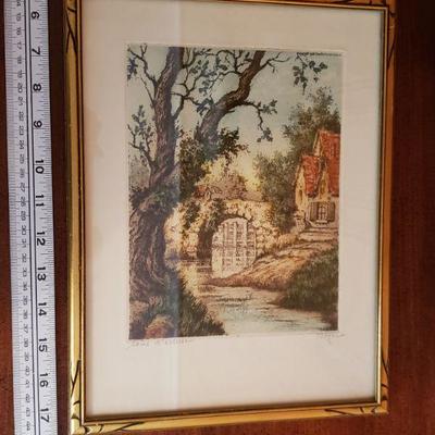 2-256: Antique Signed Print