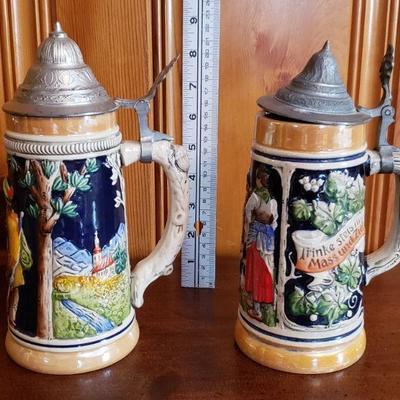 2-258: West Germany Beer Steins