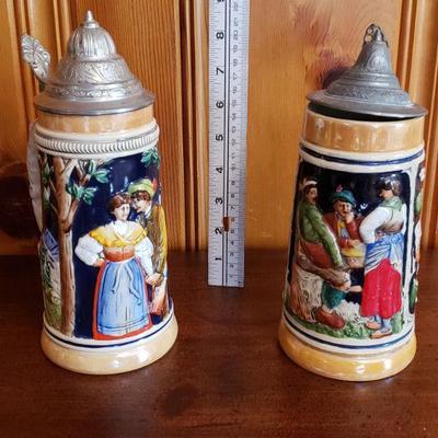 2-258: West Germany Beer Steins