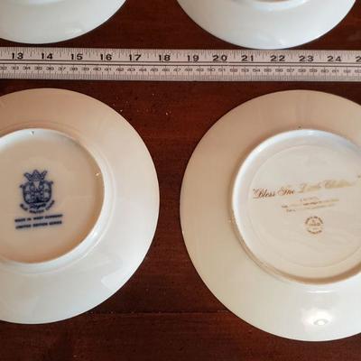 2-260: Blue and White Mixed Plates