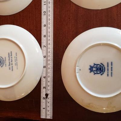 2-260: Blue and White Mixed Plates