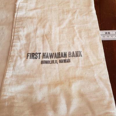 2-261: (2) Antique Bank Bags