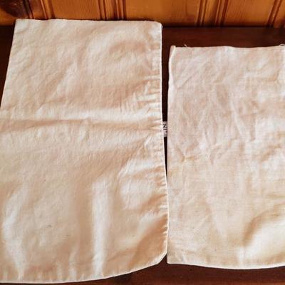 2-261: (2) Antique Bank Bags