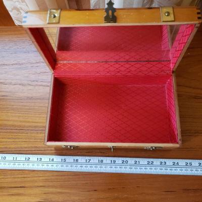2-264: Vintage Wood Jewelry Box