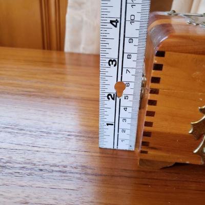 2-264: Vintage Wood Jewelry Box