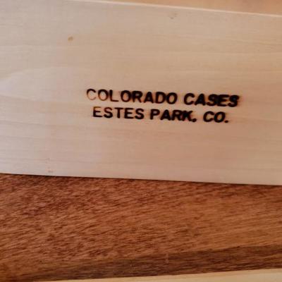 2-277: Dresser Top Estes Park Box and Clock
