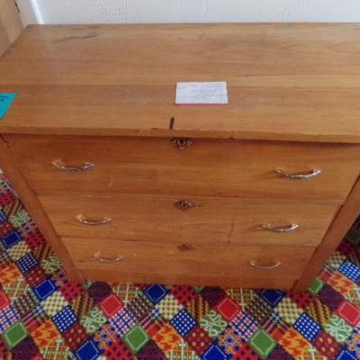 LOT 8  120+ YEAR OLD SOLID WOOD DRESSER