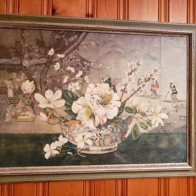 2-292: Asian Original Oil Painting