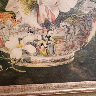 2-292: Asian Original Oil Painting