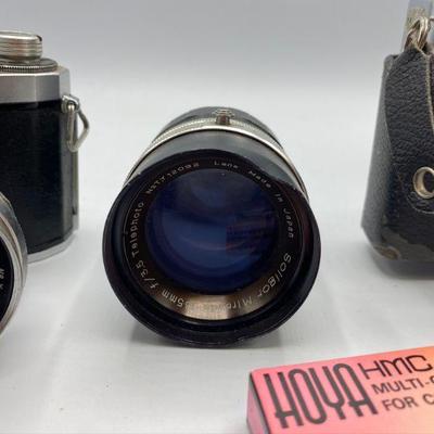 Pair of Vintage Cameras & Lenses