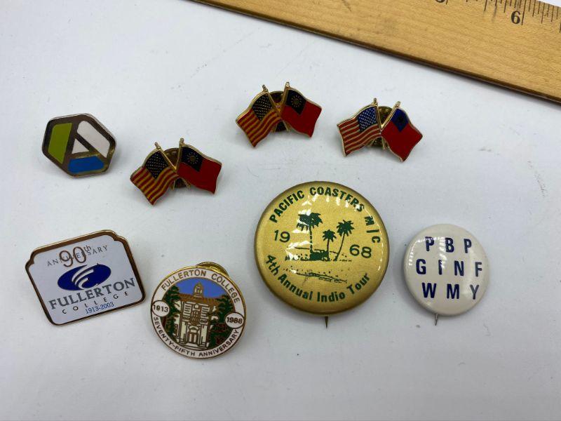 Random Pin And Button Lot