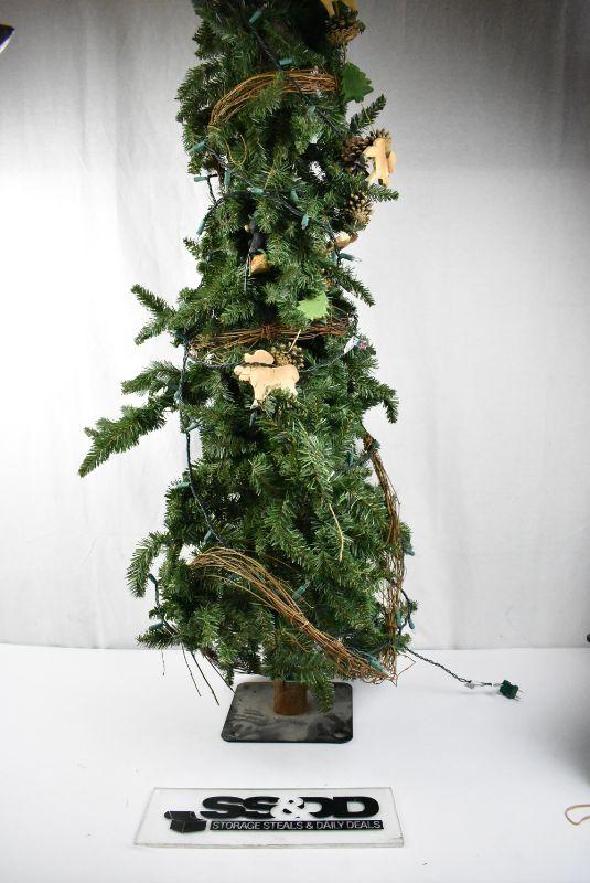 tall skinny christmas tree