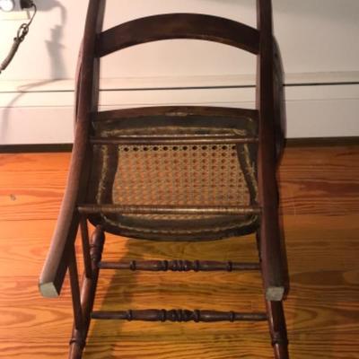 Lot #256 Cane Seat Chair
