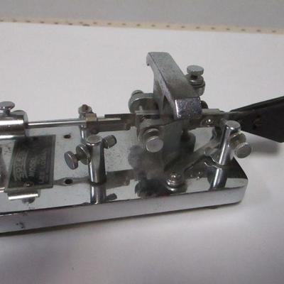 Lot 3 - 1930's/40's Les Logan Speed-X Model-510 Telegraph Key