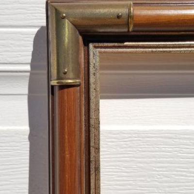 Lot 2-302: Huge Vintage Wood frame 51.5" x 63.5"