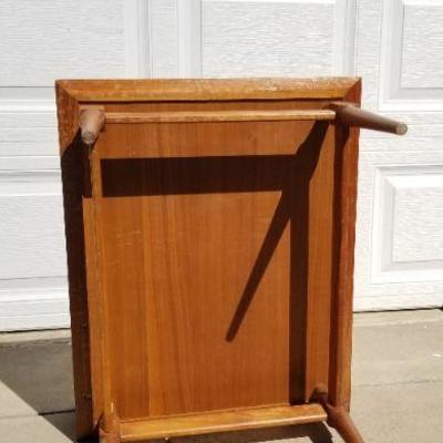 Lot 2-304: Vintage Side Table 29" x 23.5" x 22"