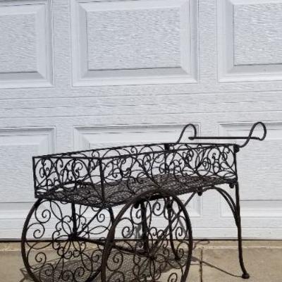 Lot 2-305: Vintage Garden or Home Wagon 26" x 12" x 8.5" 