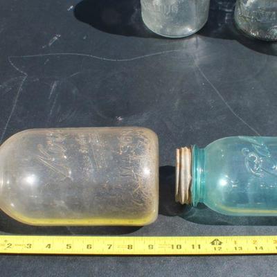 Lot 2-322: Group of (7) Antique/Vintage BALL and KERR Mason Jars