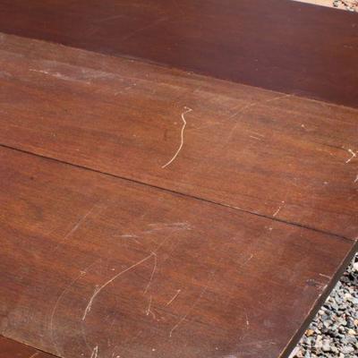 Lot 2-323: Vintage 1950's Mid Century Modern CRADDOCKâ„¢ Claw Foot Drop Leaf Table {55.5" OR 27.5" x 36" x 29.5"}
