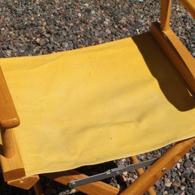 Lot 2-336: Vintage Yellow COMMANDERS CHAIR Mid Century Modern 