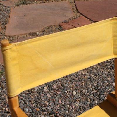 Lot 2-336: Vintage Yellow COMMANDERS CHAIR Mid Century Modern 