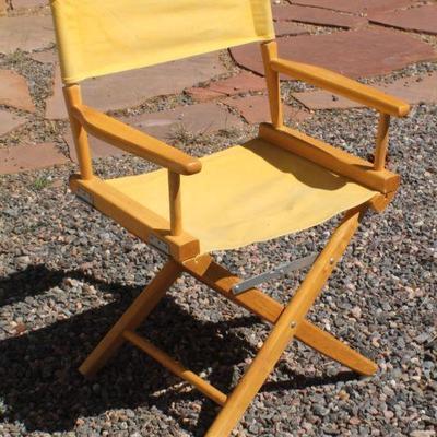 Lot 2-336: Vintage Yellow COMMANDERS CHAIR Mid Century Modern 