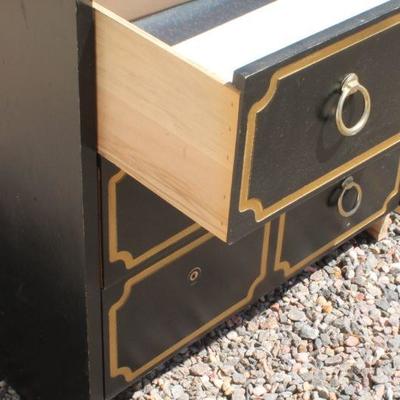 Lot 2-340: Vintage Lightweight 3-Drawer Dresser (missing one handle) {30" x 16" x 31"}