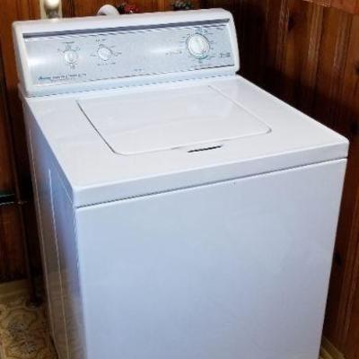Lot 2-343: AMANA Washing Machine (Works Great and Clean Inside)