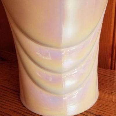 Lot 2-348: Artificial Flower Arrangement w/ Colorful Tall Vase