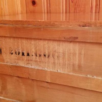 Lot 2- 350: Vintage 3-Drawer Dresser 38 x 18.5 x 32.5" 